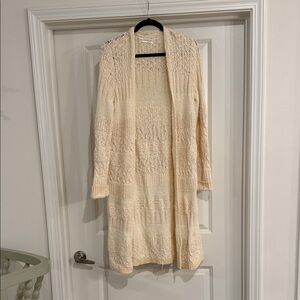 Anthropologie Cream Knit Sweater